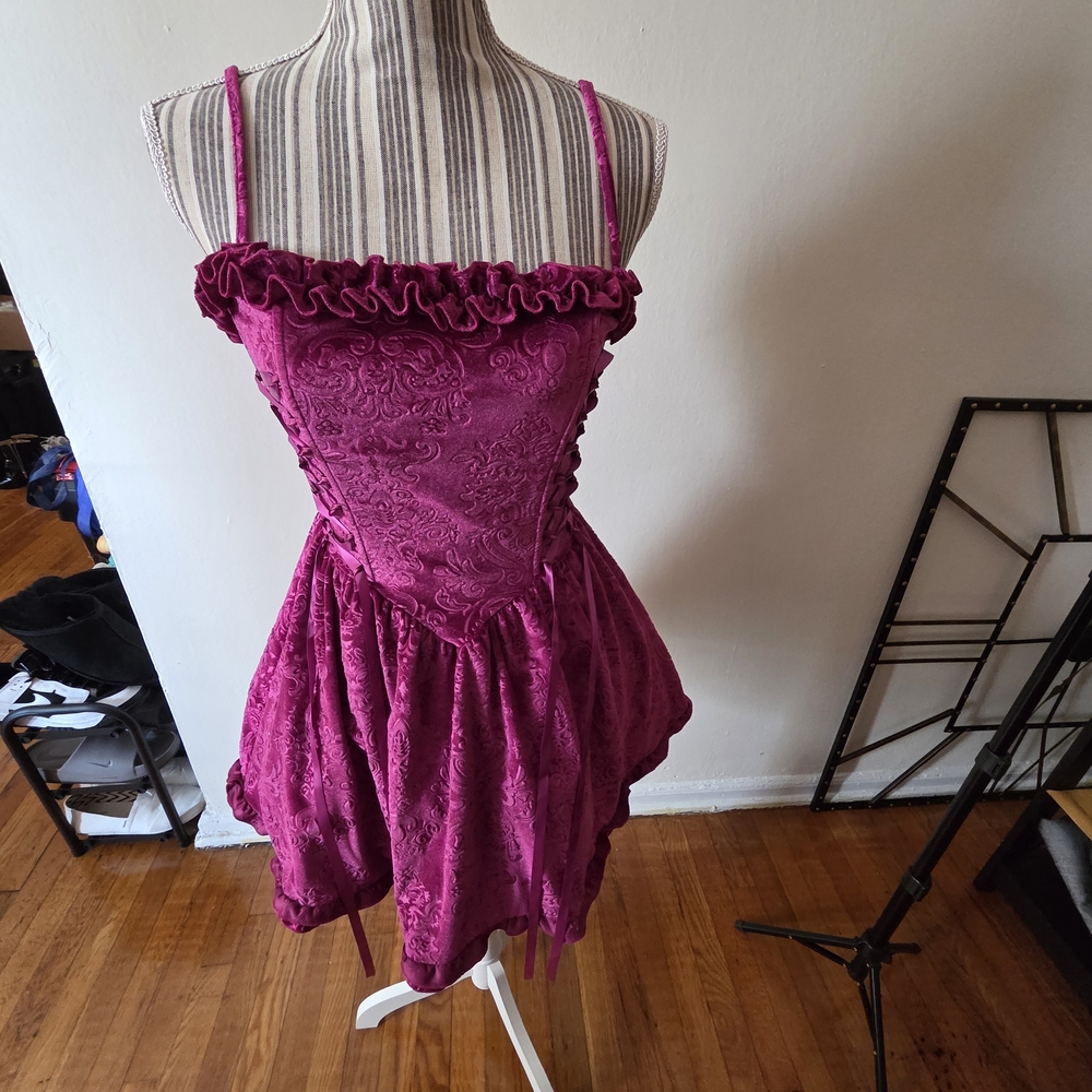 Fuchsia Zip-up Dress - Picture 7 of 7